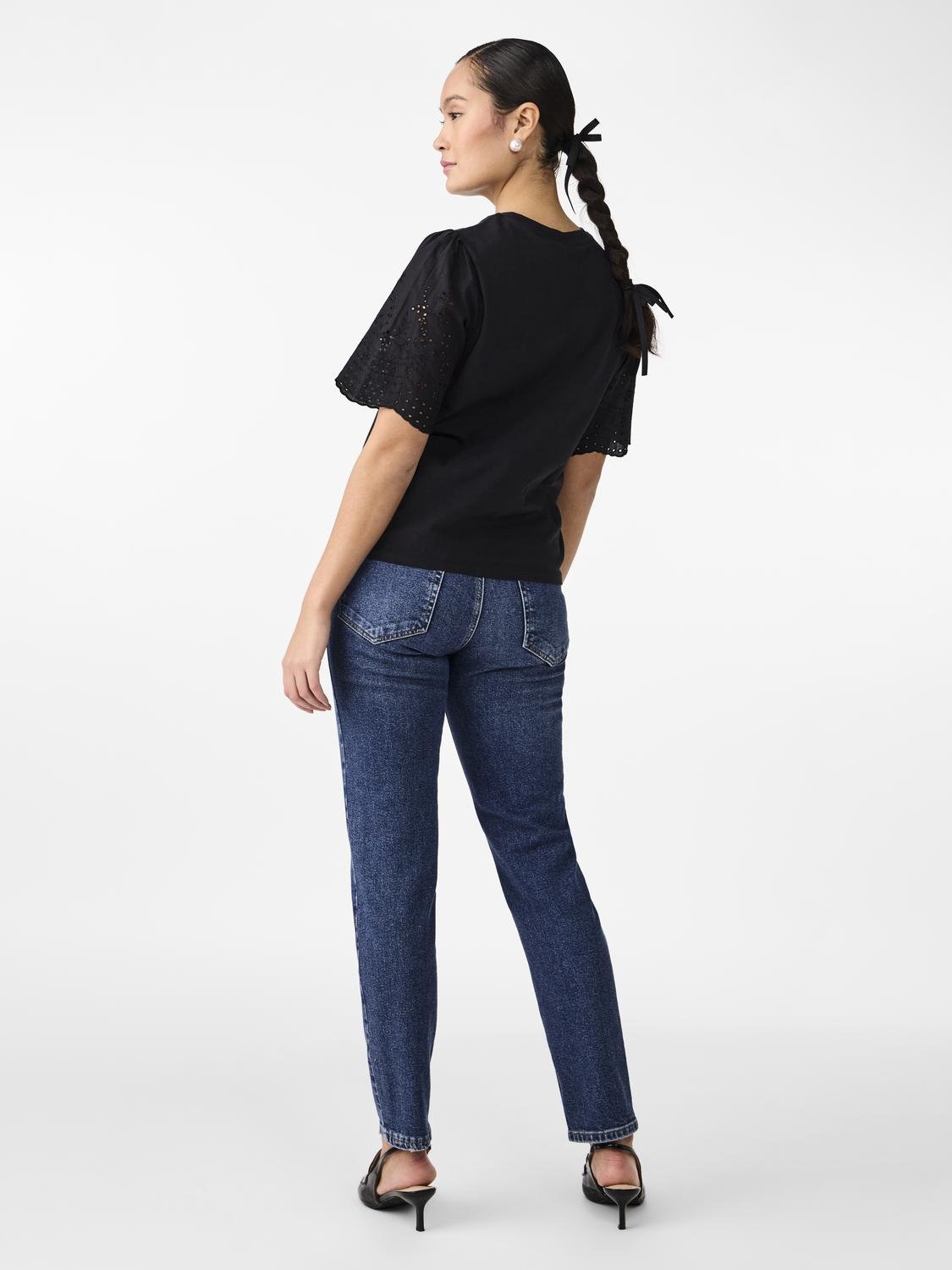 YASLEX T-Shirt - Black - VERO MODA & VILA Bergvik
